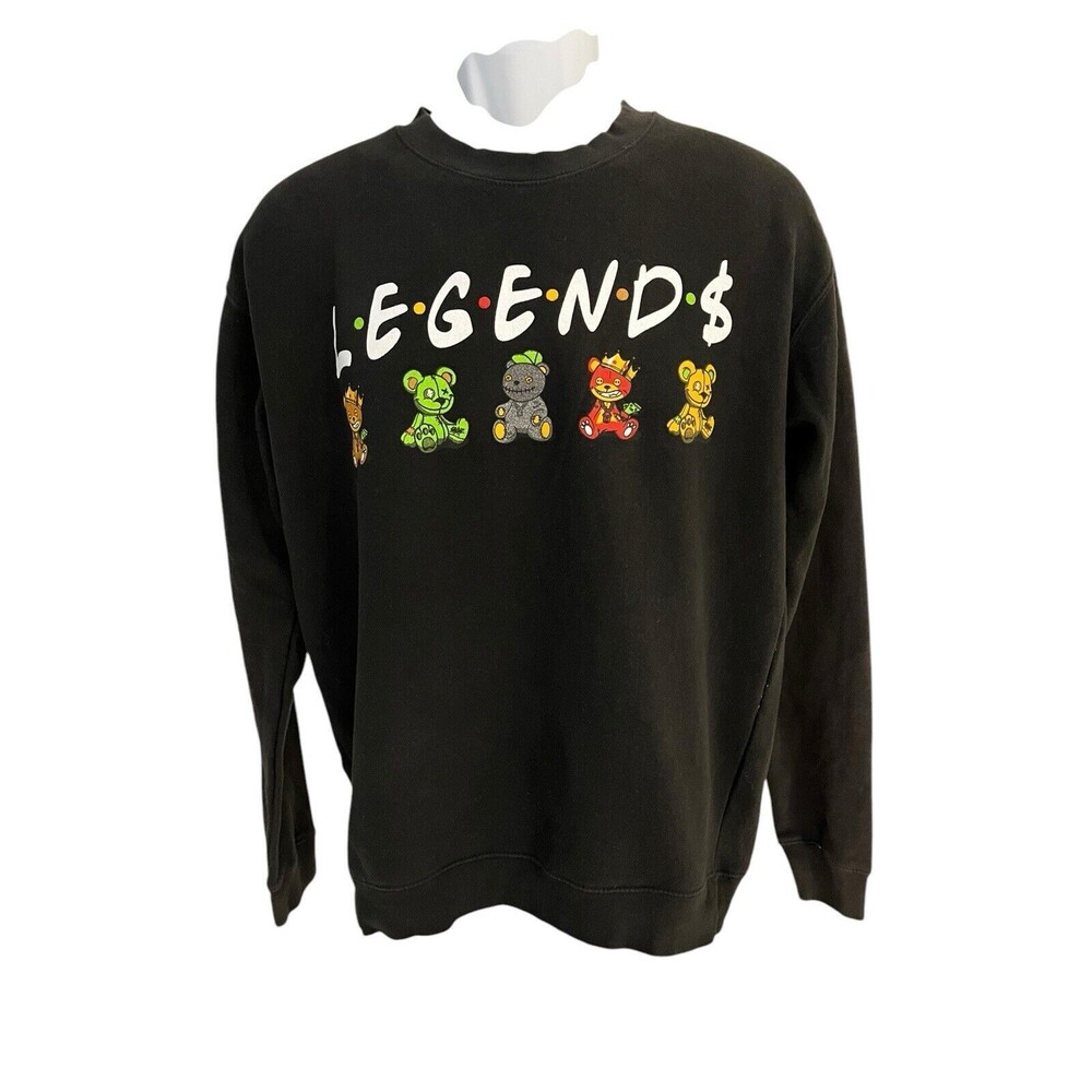 3Forty Premium knitwear men's M graphic print sweatshirt friends themed legends